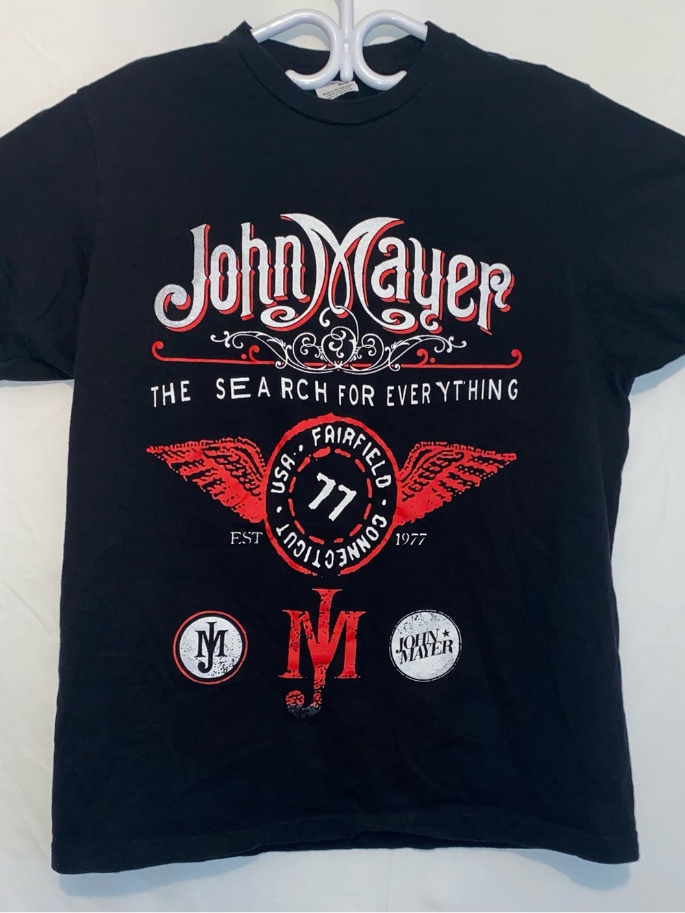 John Mayer 2017 World Tour Tee | The Search For Everything | M